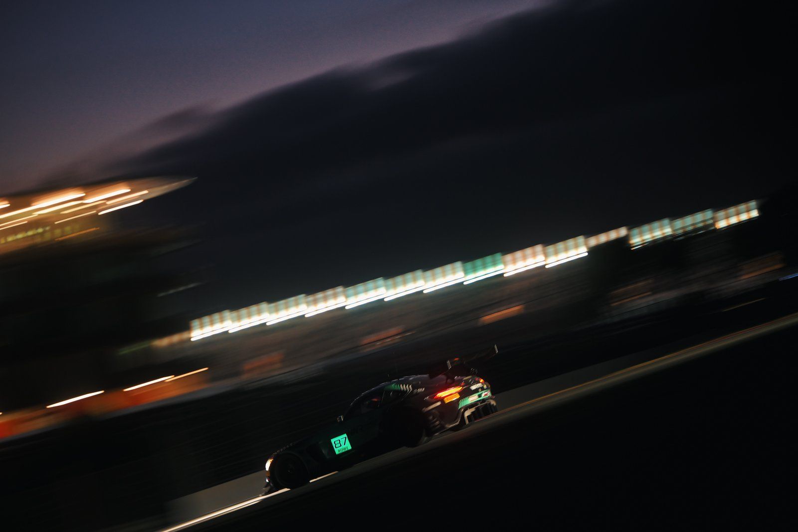 Headlights at dusk