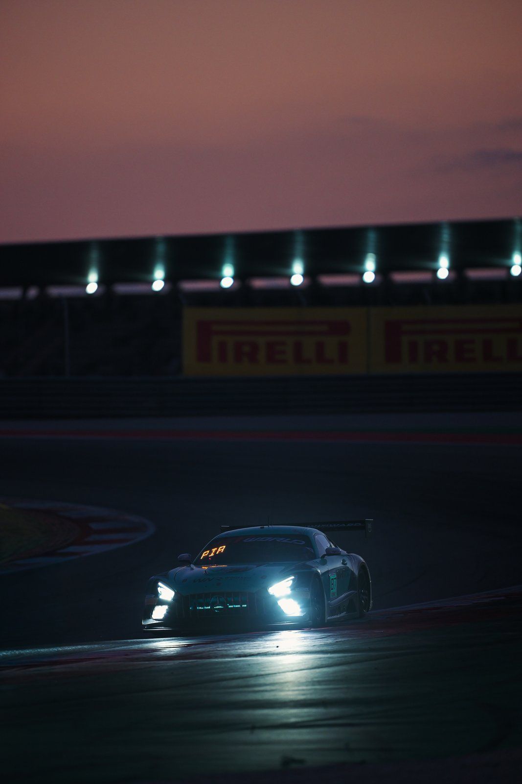 GT3 car at night