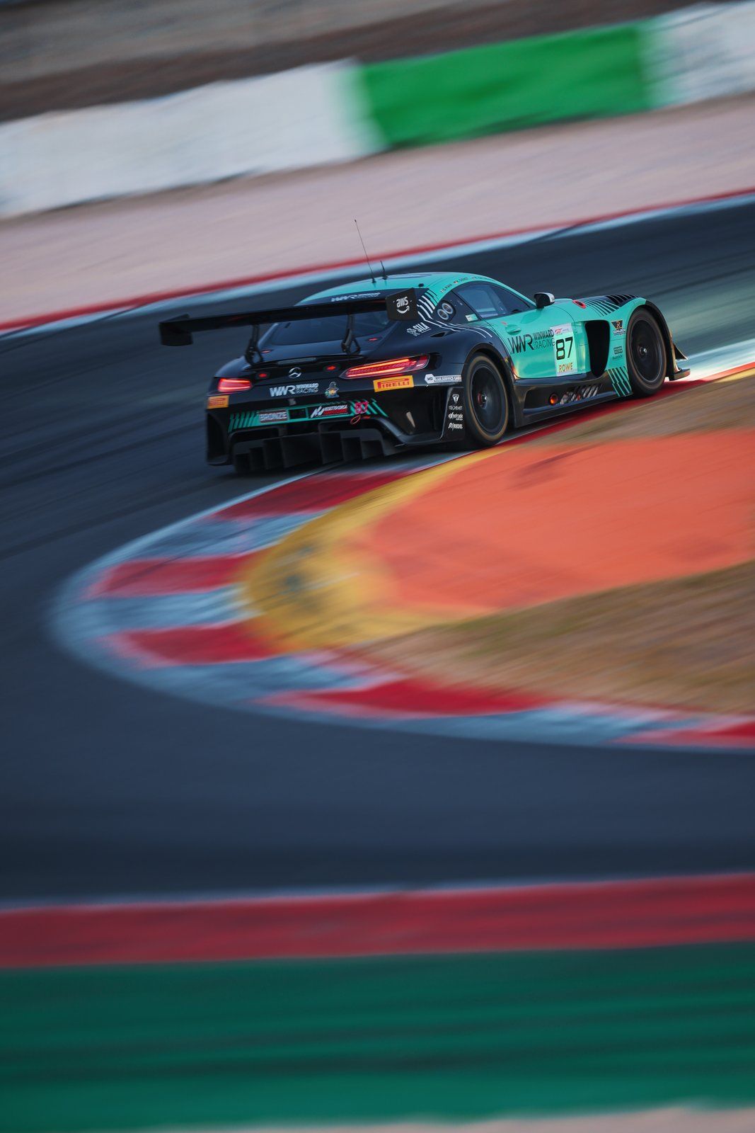 GT3 car through a corner