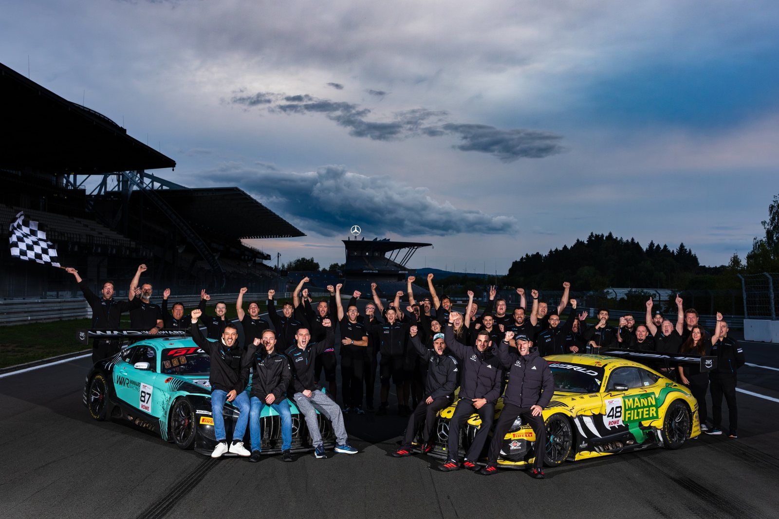 Team photo on the grid, GTWC 2026